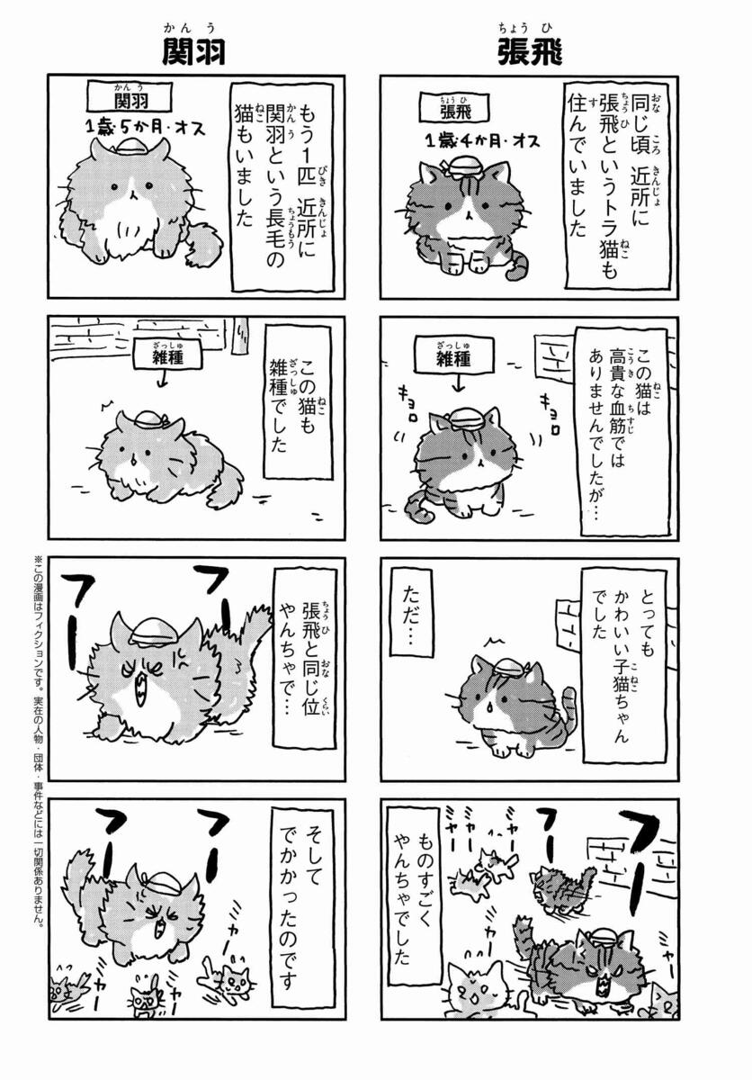 ねこ戦 三国志にゃんこ 第1にゃんめ｜コミックNewtype