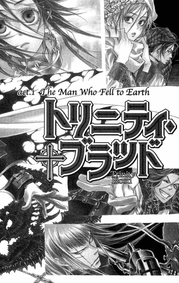 トリニティ ブラッド Act 1 The Man Who Fell To Earth コミックnewtype